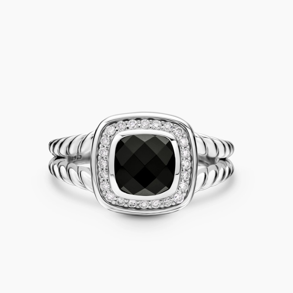 David Yurman petite Albion ring black Onyx
